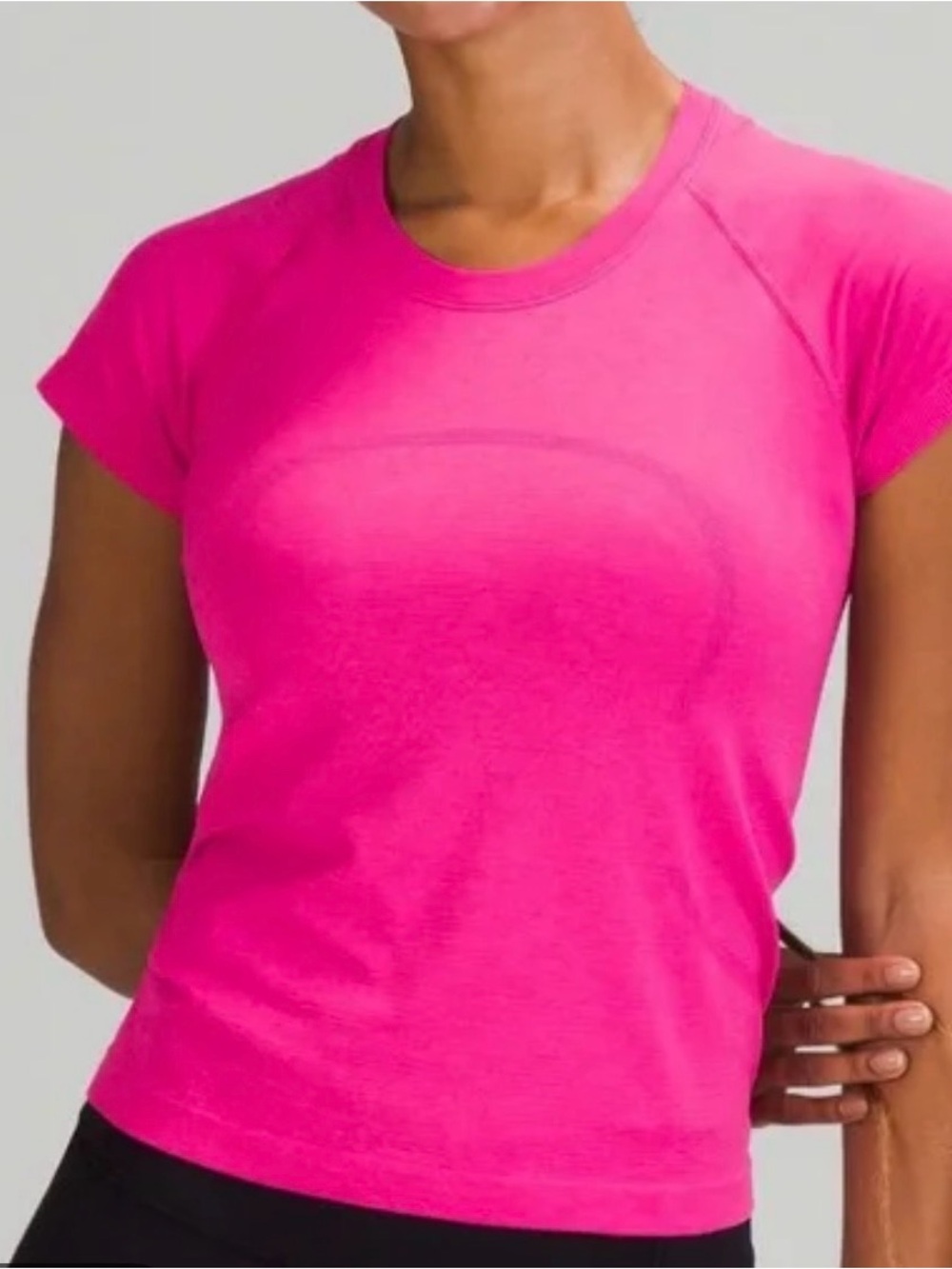 Magenta Lululemon Swiftly Tech Short Sleeve 2.0 shirt